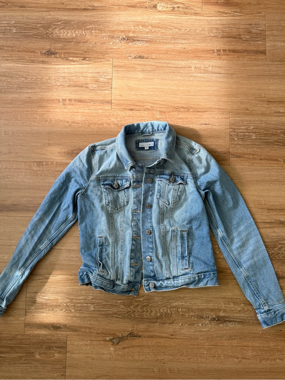 LOFT Light Blue Denim Jean Jacket - Women's
